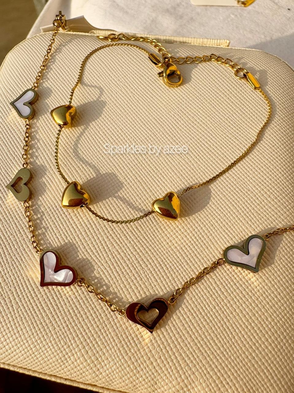 Elegent Heart Bracelet 